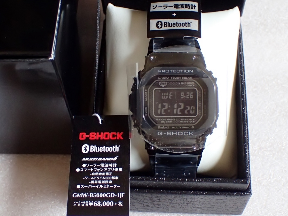 G-SHOCK GMW-B5000GD-1JF ブラック　メタル