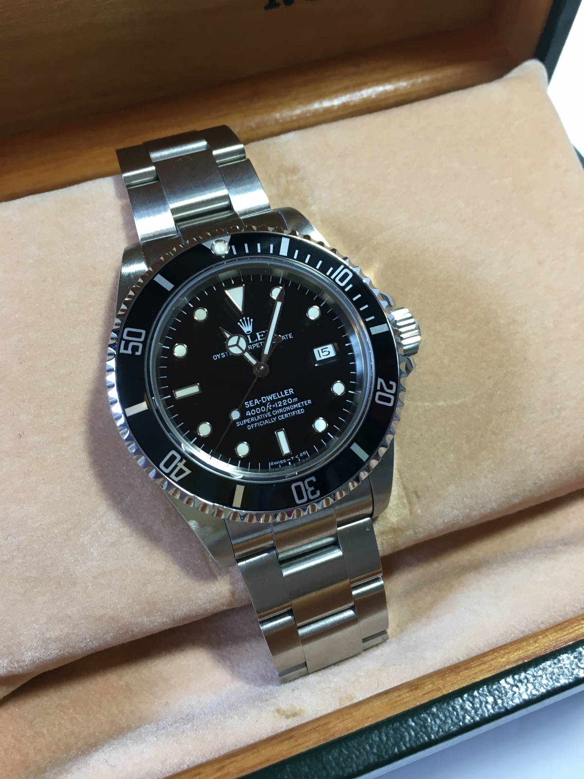 ロレックス ROLEX 16600 X番(1993年頃製造) ブラック メンズ 腕時計
