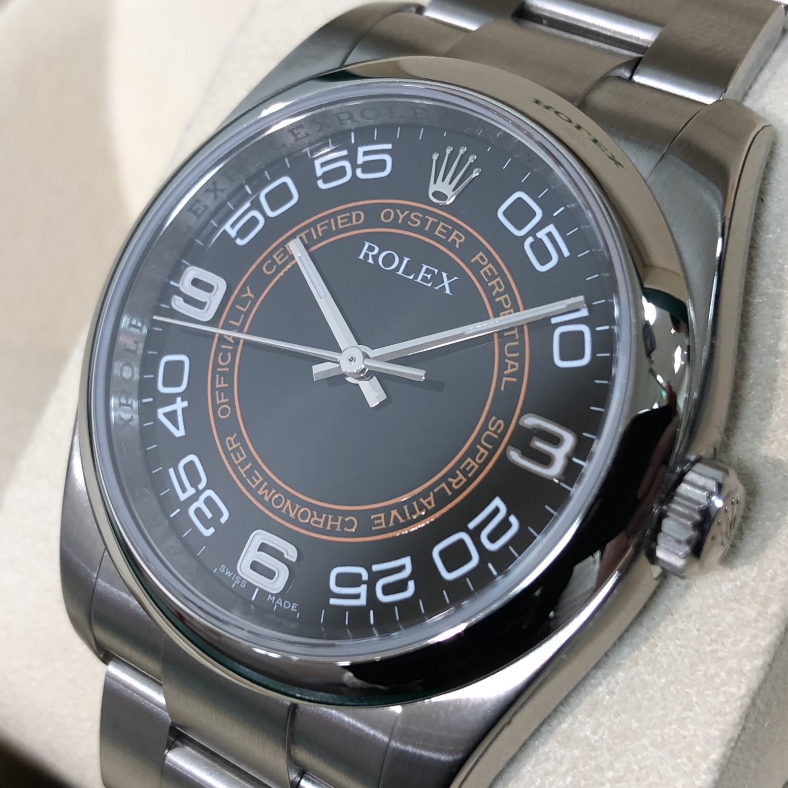 ロレックス ROLEX オイスターパーペチュアル 36 116000 V番 ルーレット メンズ 腕時計 自動巻き Oyster Perpetual VLP 90190194
