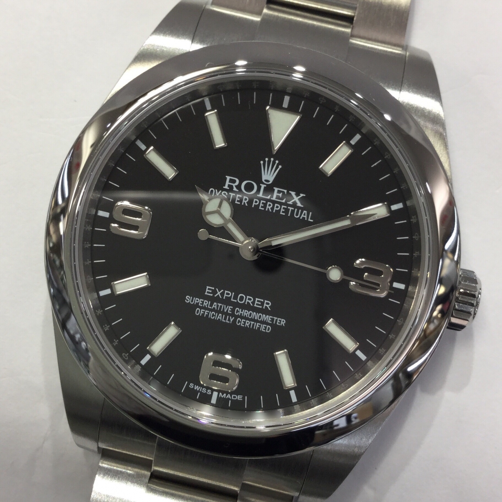 【114828】ROLEX ロレックス  214270 エクスプローラー ブラックダイヤル G番 SS 自動巻き ギャランティーカード 当店オリジナルボックス 腕時計 時計 WATCH メンズ 男性 男 紳士