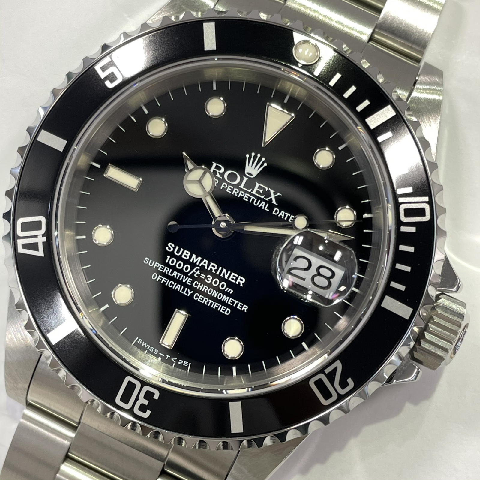 ☆☆ROLEX ロレックス サブマリーナデイト 16610 自動巻き ブラック文字盤 腕時計 メンズ