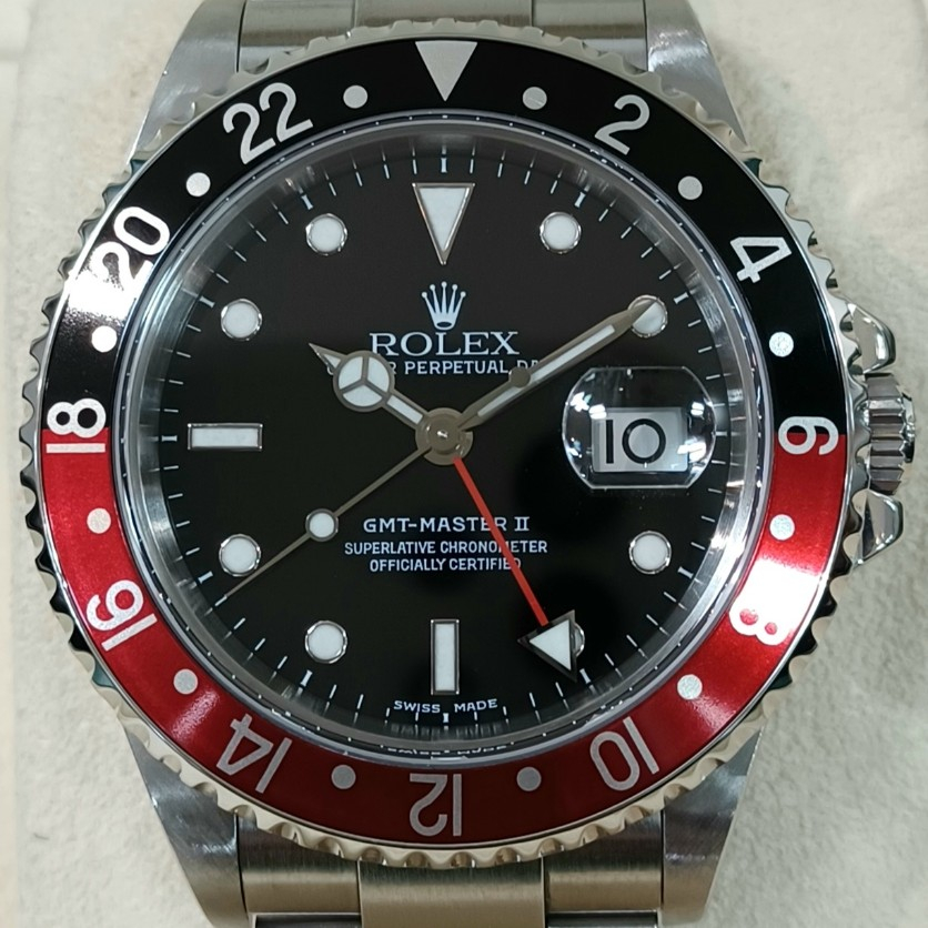 時計 ROLEX GMT-MASTERⅡ 16710 赤黒 黒黒 ベゼル - その他