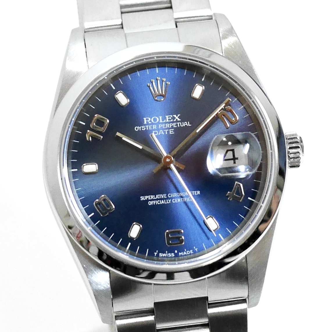 ロレックス ROLEX 15200 W番(1995年頃製造) ブルー メンズ 腕時計