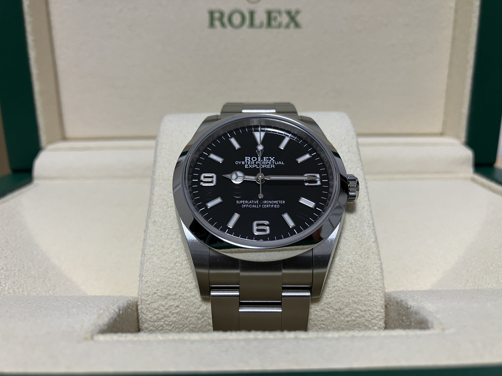 ロレックス エクスプローラー1 124270 ROLEX 腕時計 ウォッチ 黒文字盤