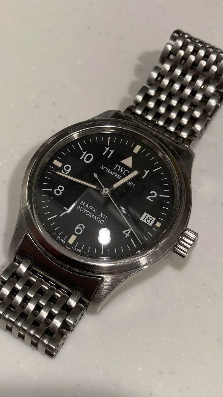 お手軽価格で贈りやすい 【23年6月OH】IWC Mark12 11連ブレス