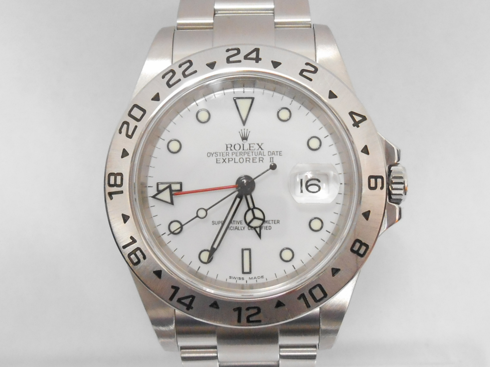 ロレックス ROLEX エクスプローラー2 オイスターパーペチュアル 腕時計 時計 ステンレススチール 16570T メンズ