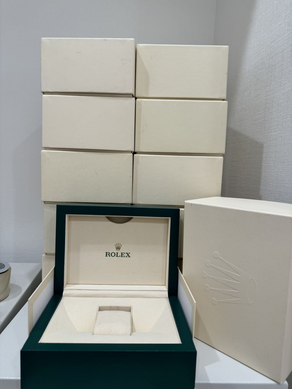 トケマー:ROLEX BOX ロレックス 箱 21個 全サイズ 展示ボックス