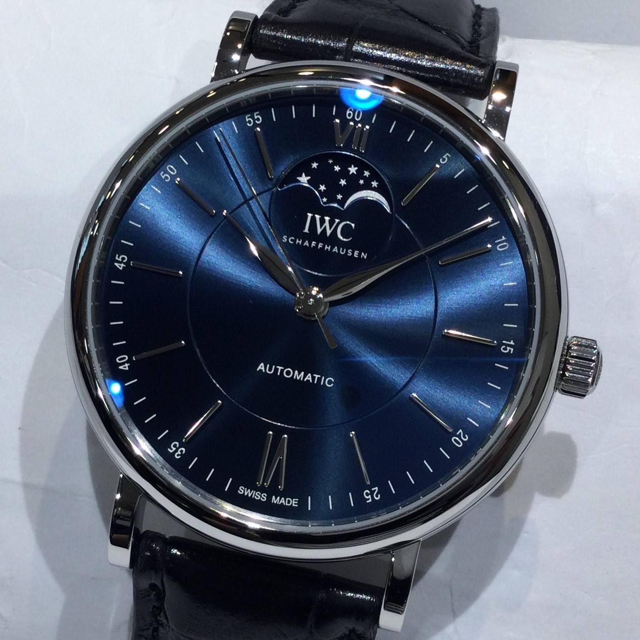 トケマー:IWC ポートフィノ・オートマティック・ムーンフェイズ IW459402 ブルー文字盤 自動巻 美品 11623304