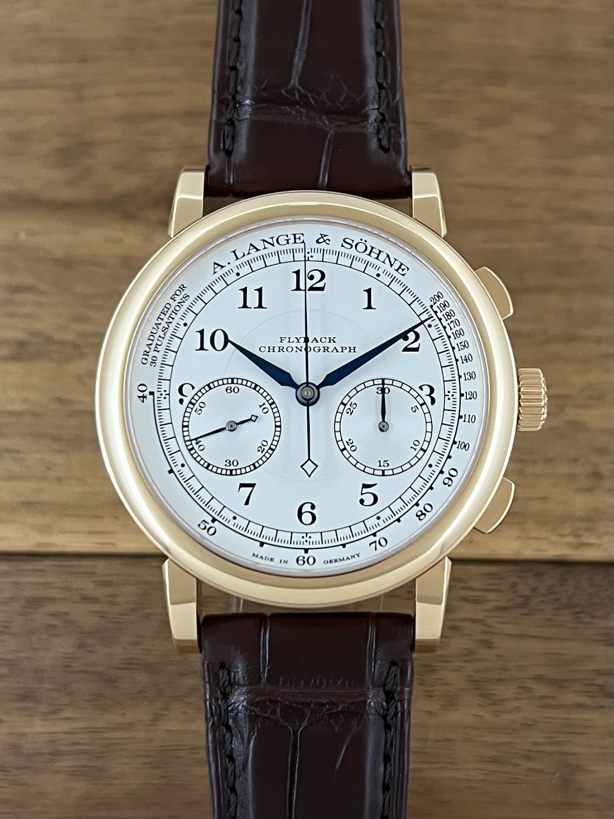 トケマー:ランゲ＆ゾーネ (A.LANGE & SOHNE) 1815 クロノグラフ 414.032 シルバー PG