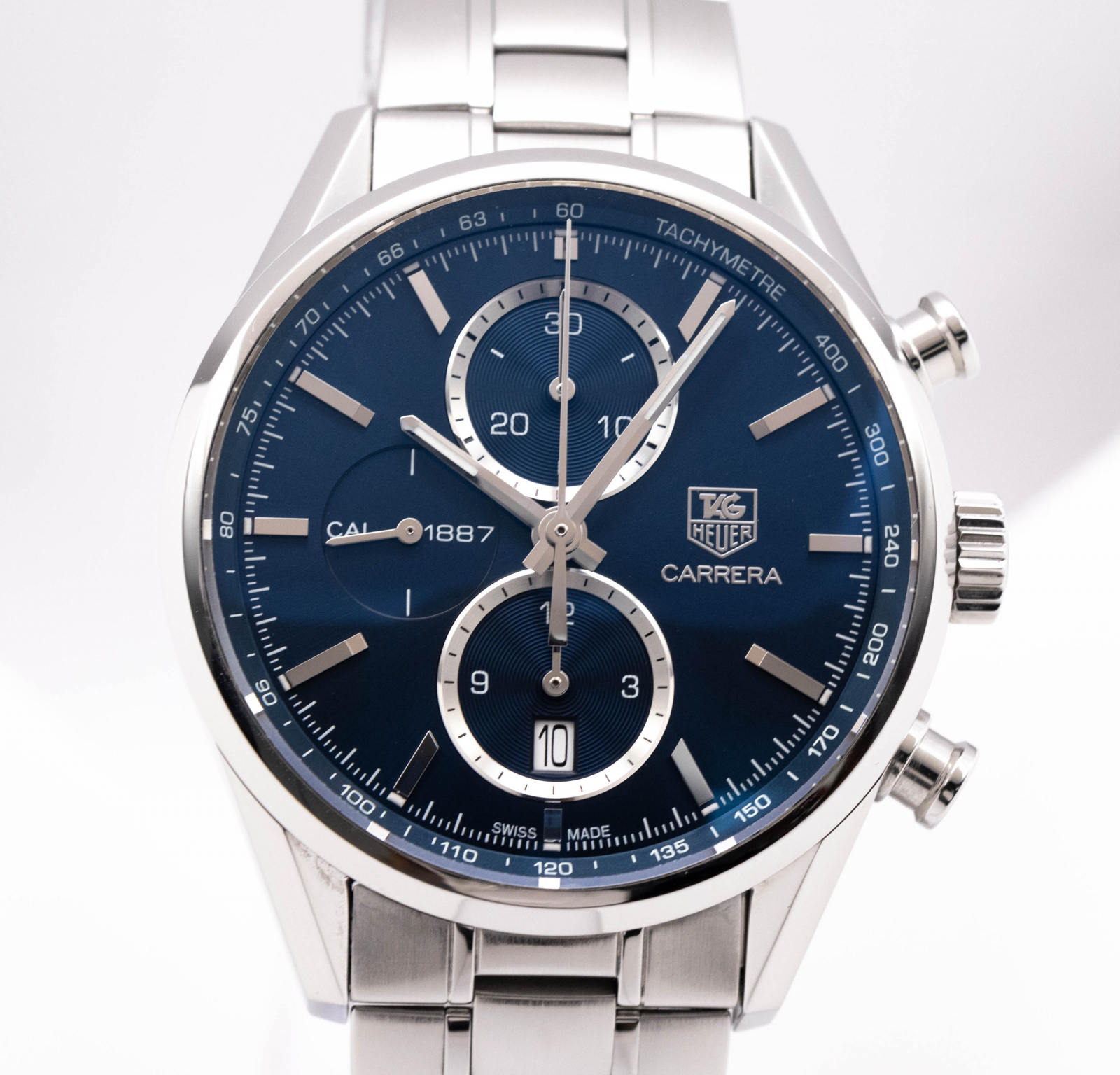 トケマー:タグホイヤー TAG HEUER カレラ キャリバー 1887 CAR2115.BA0724 Carrera Calibre 1887  自動巻き 腕時計 メンズ・ユニセックス 青