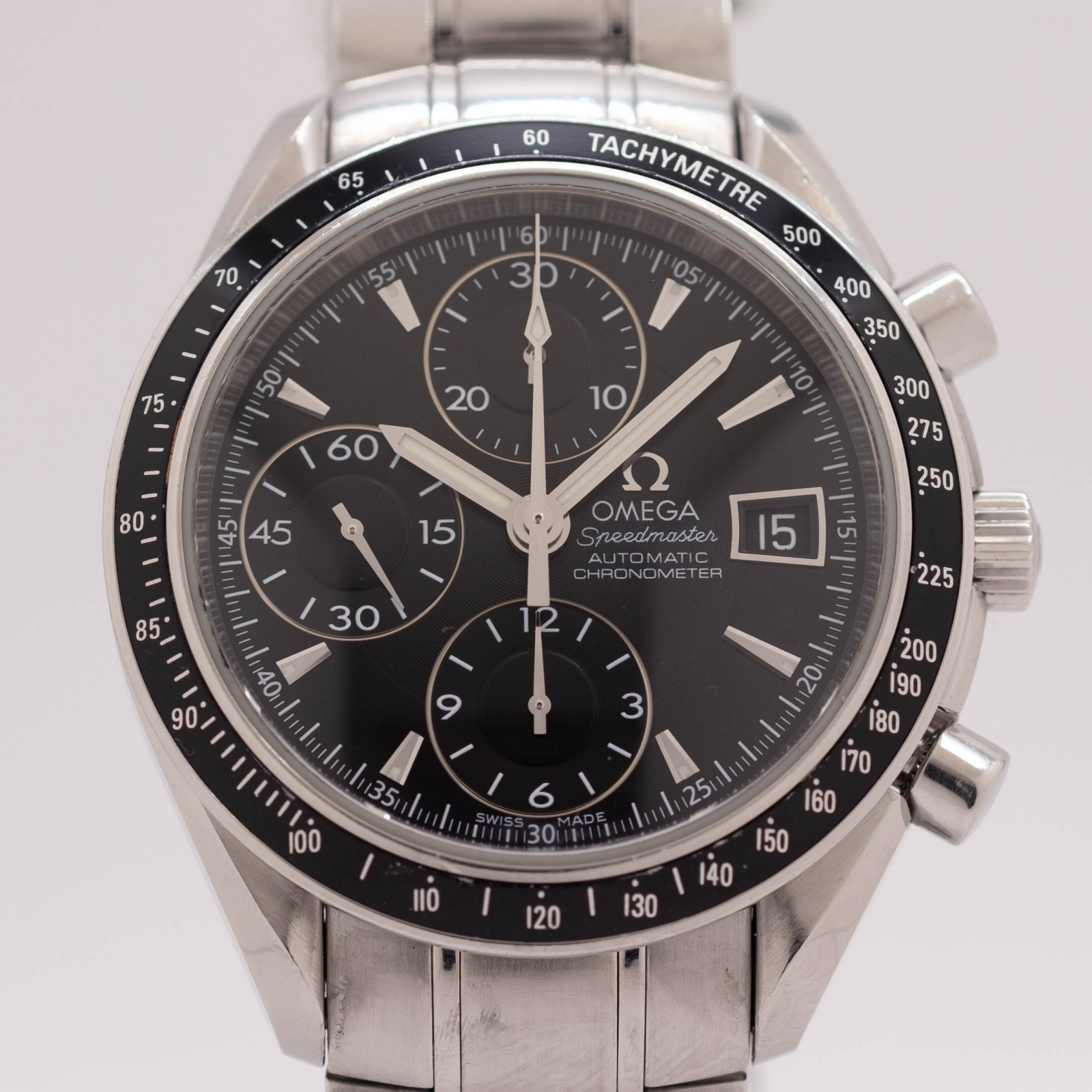 トケマー:オメガ OMEGA スピードマスターデイト 3210.50 OMEGA Speedmaster 自動巻き 腕時計 メンズ・ユニセックス 黒