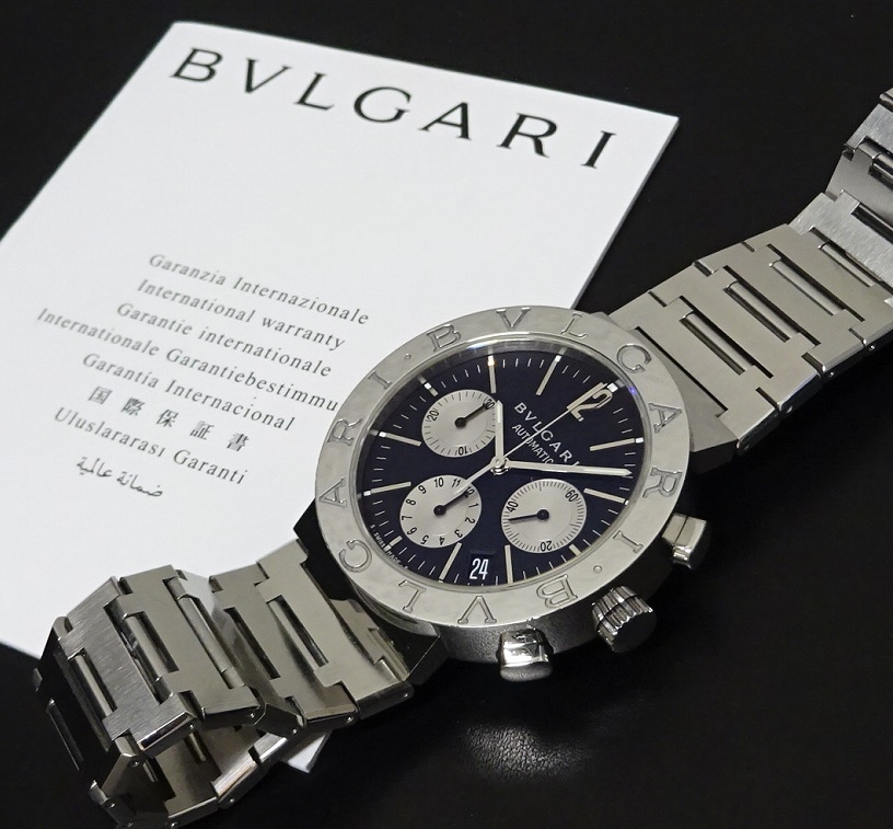 ブルガリ BVLGARI 腕時計 メンズ BB38WSLDCH 自動巻き シルバーxシルバー アナログ表示